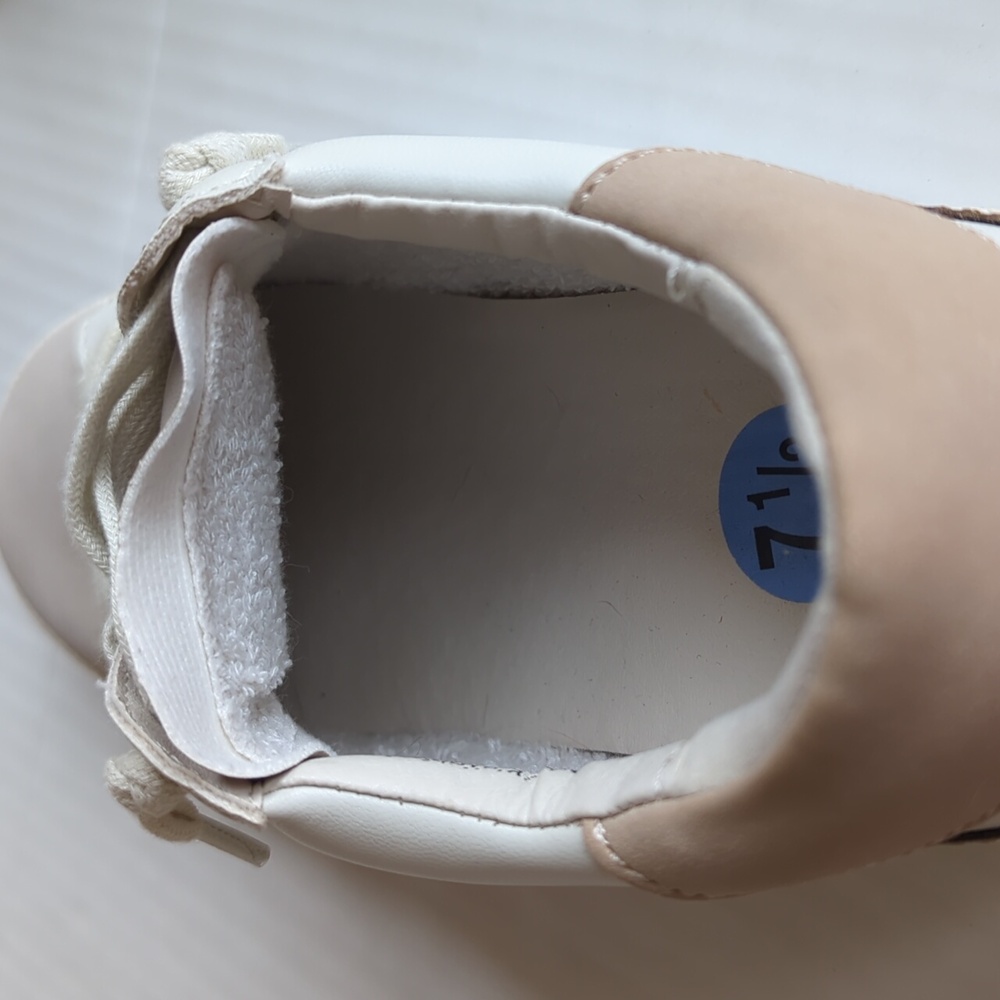 DV Dolce Vita Harryson Faux Leather Lace Up Sneakers 7.5 Blush Multi - Picture 12 of 16